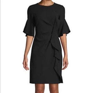 Elie Tahari Black Sheath Dress